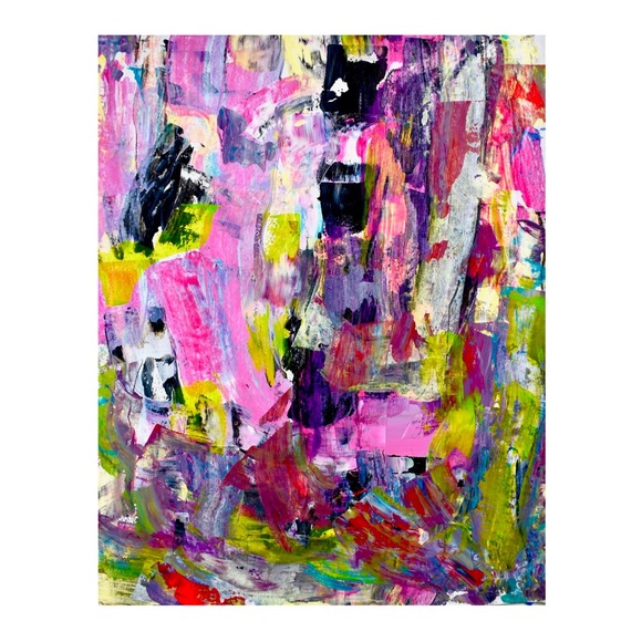 Lovely Star * Original Abstract Painting Art Print - Picture 3 of 6